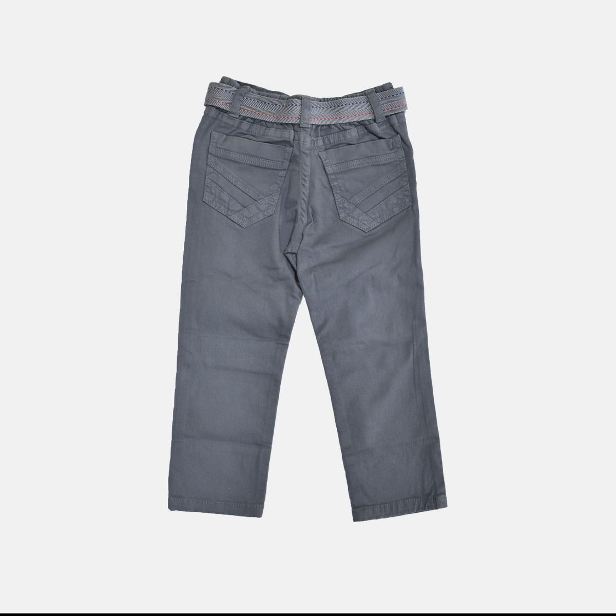 YONISTERS CLOTHING - Pantalón Drill Semipitillo Kids Stretch Yonisters Clothing Gris