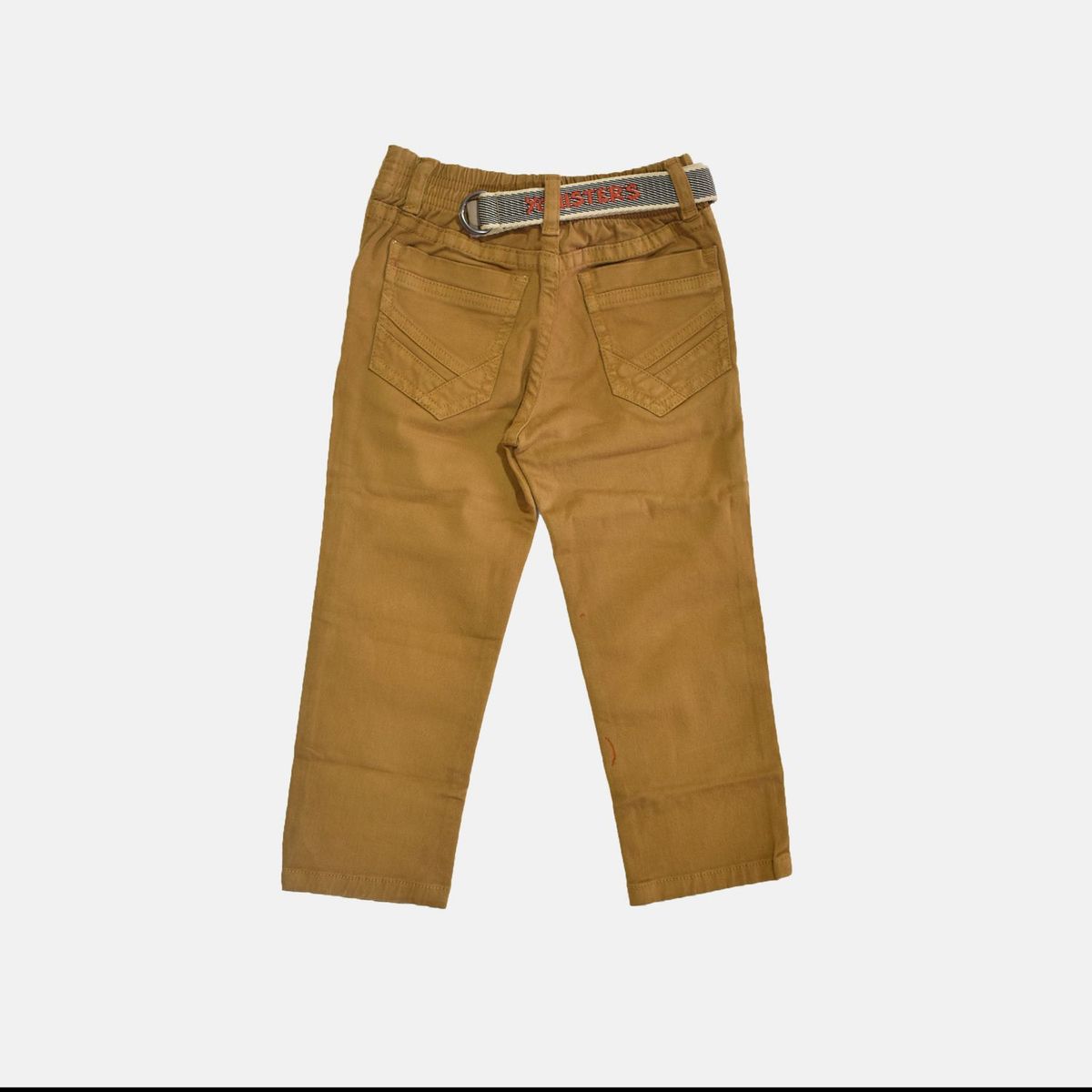 YONISTERS CLOTHING - Pantalón Drill Semipitillo Kids Stretch Yonisters Clothing Camel