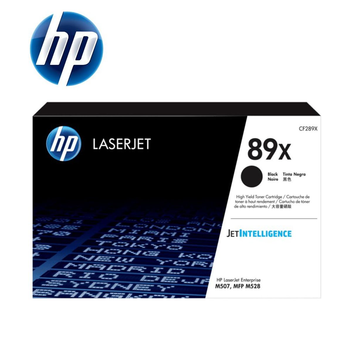 HP - Toner Hp 89X (CF289X) L.J.E M507 Rinde 10,000 Paginas- NEGRO