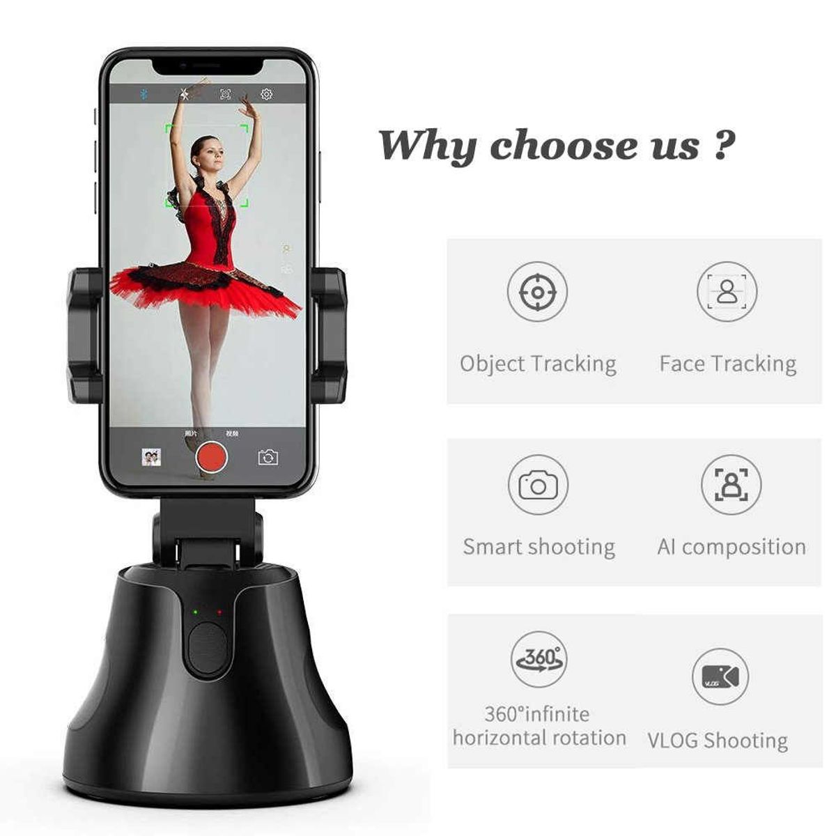 GENERICO - Tripode Inteligente Con Reconocimiento Facial Apai Genie