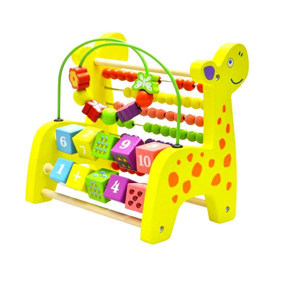 GENERICO - Juego Didáctico Abaco Laberinto de Cuentas Aleatorio