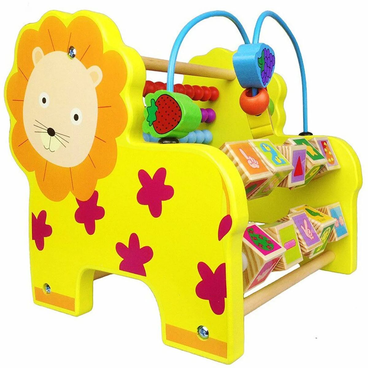 GENERICO - Juego Didáctico Abaco Laberinto de Cuentas Aleatorio