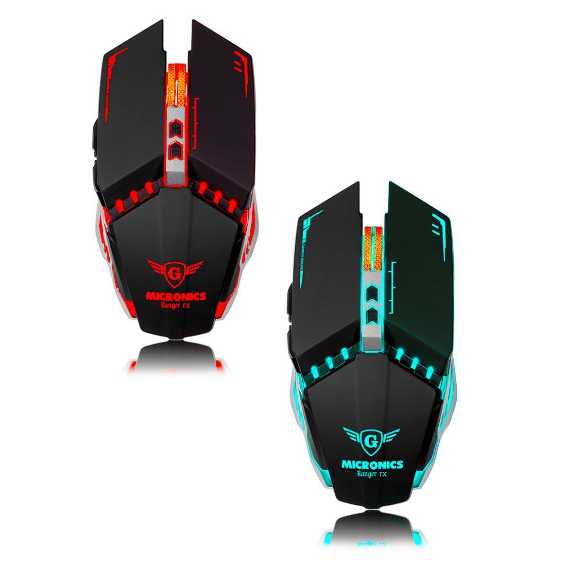 MICRONICS - Mouse Gamer Inalámbrico Micronics 7 Botones