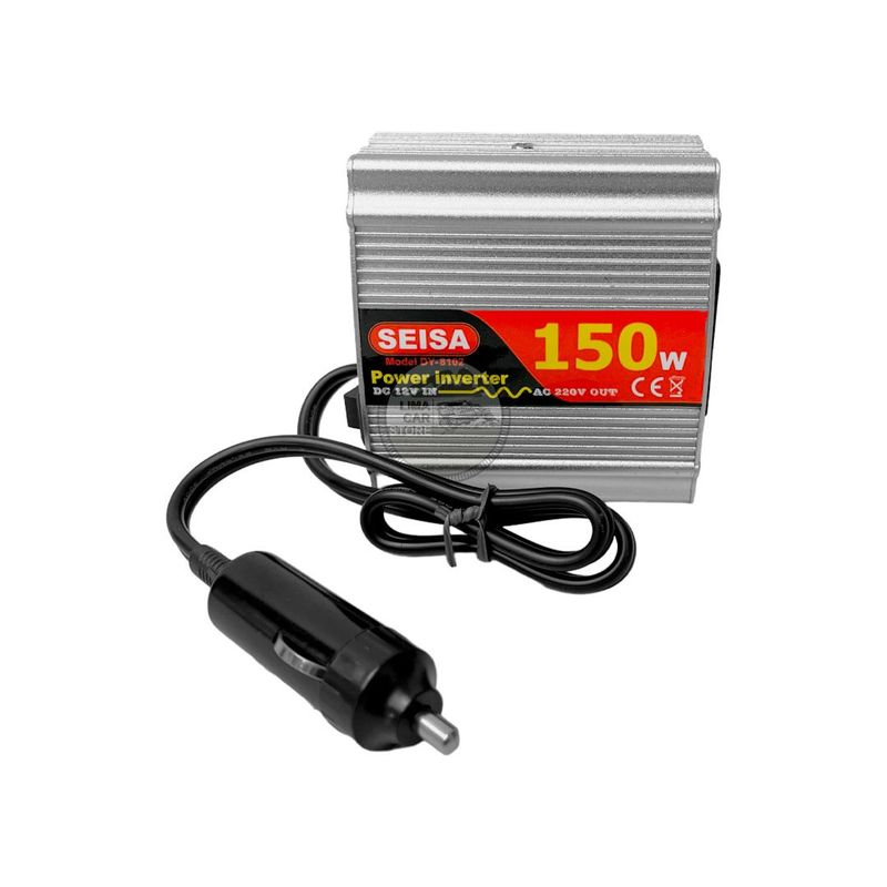 SEISA - Inversor de corriente convertidor 12v a 220v Cargador auto