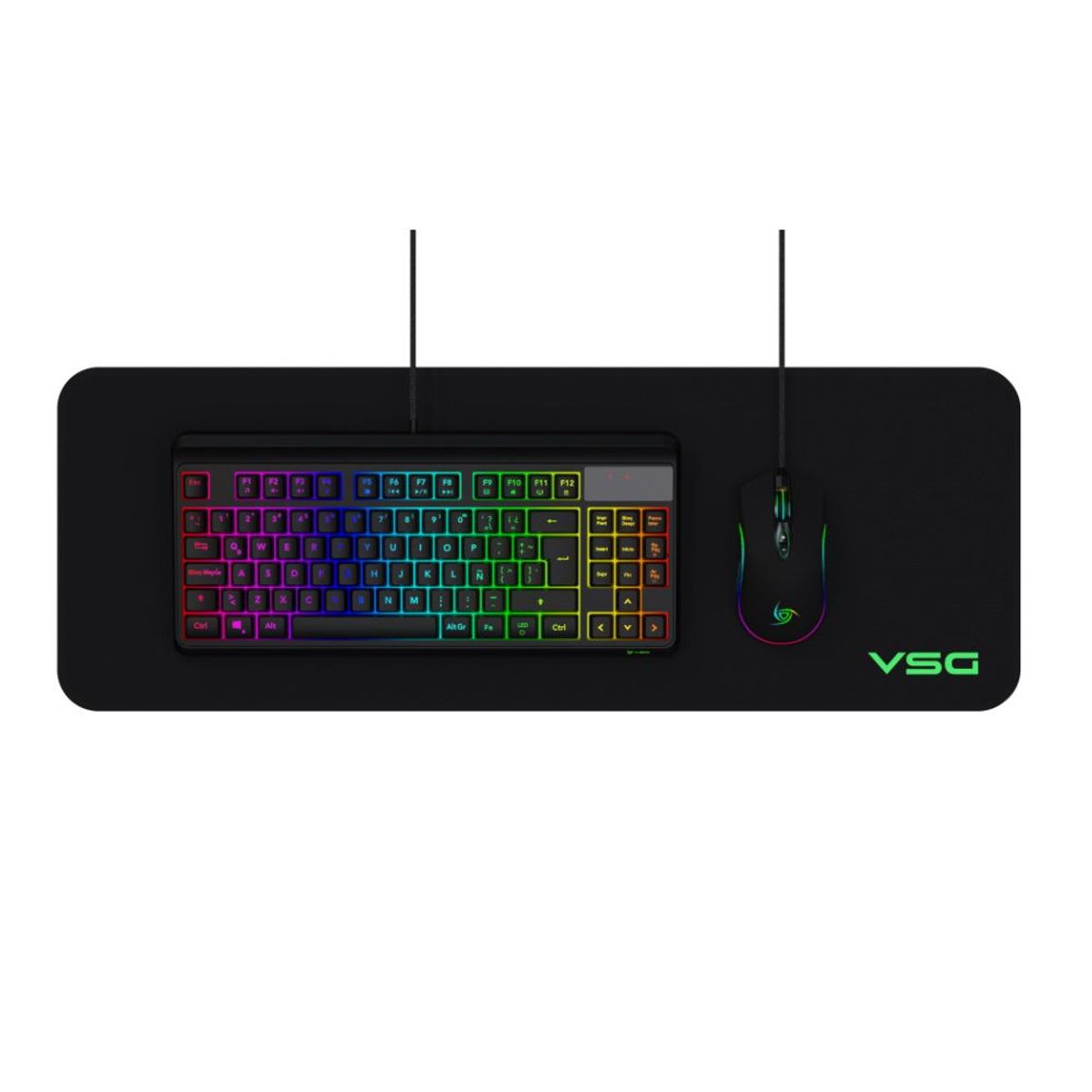 VSG - Kit Gamer VSG Pyxis 3 en 1 Teclado + Mouse + Mousepad