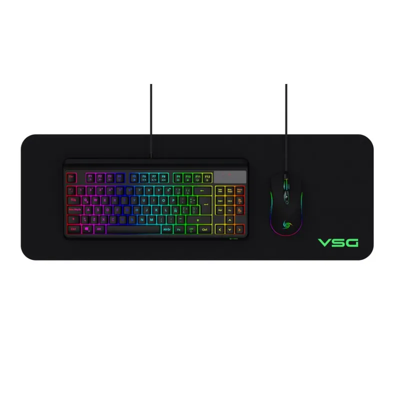 VSG - Kit Gamer VSG Pyxis 3 en 1 Teclado + Mouse + Mousepad