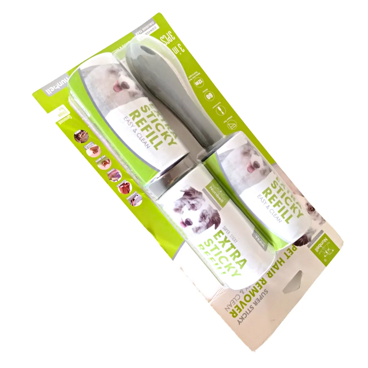 GENERICO - Quita Pelusa Sticky Pegamento 3PCS - ROSADO