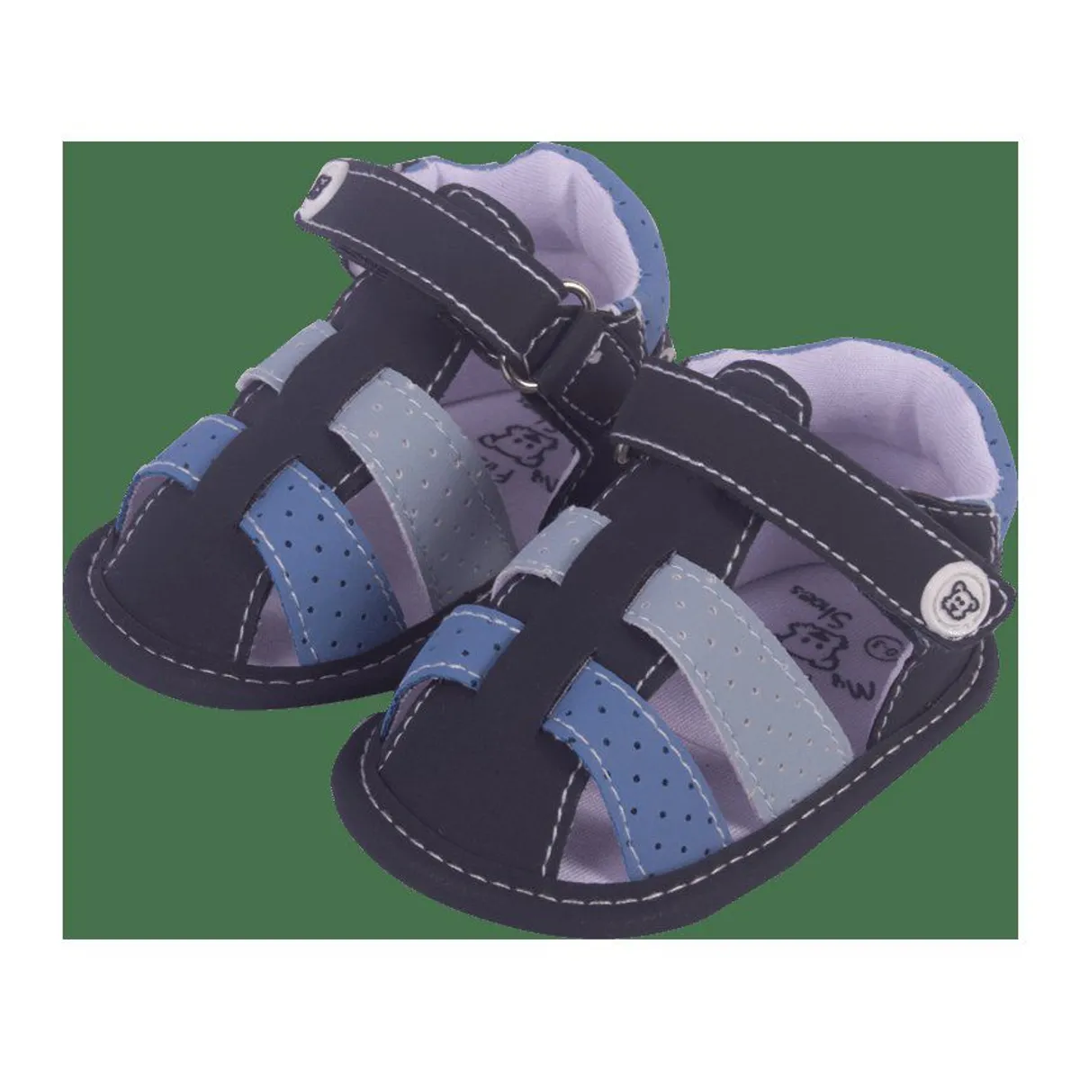 PILLIN - Zapatos pre caminantes sandalia bebé niño pzw08 pillin -azul