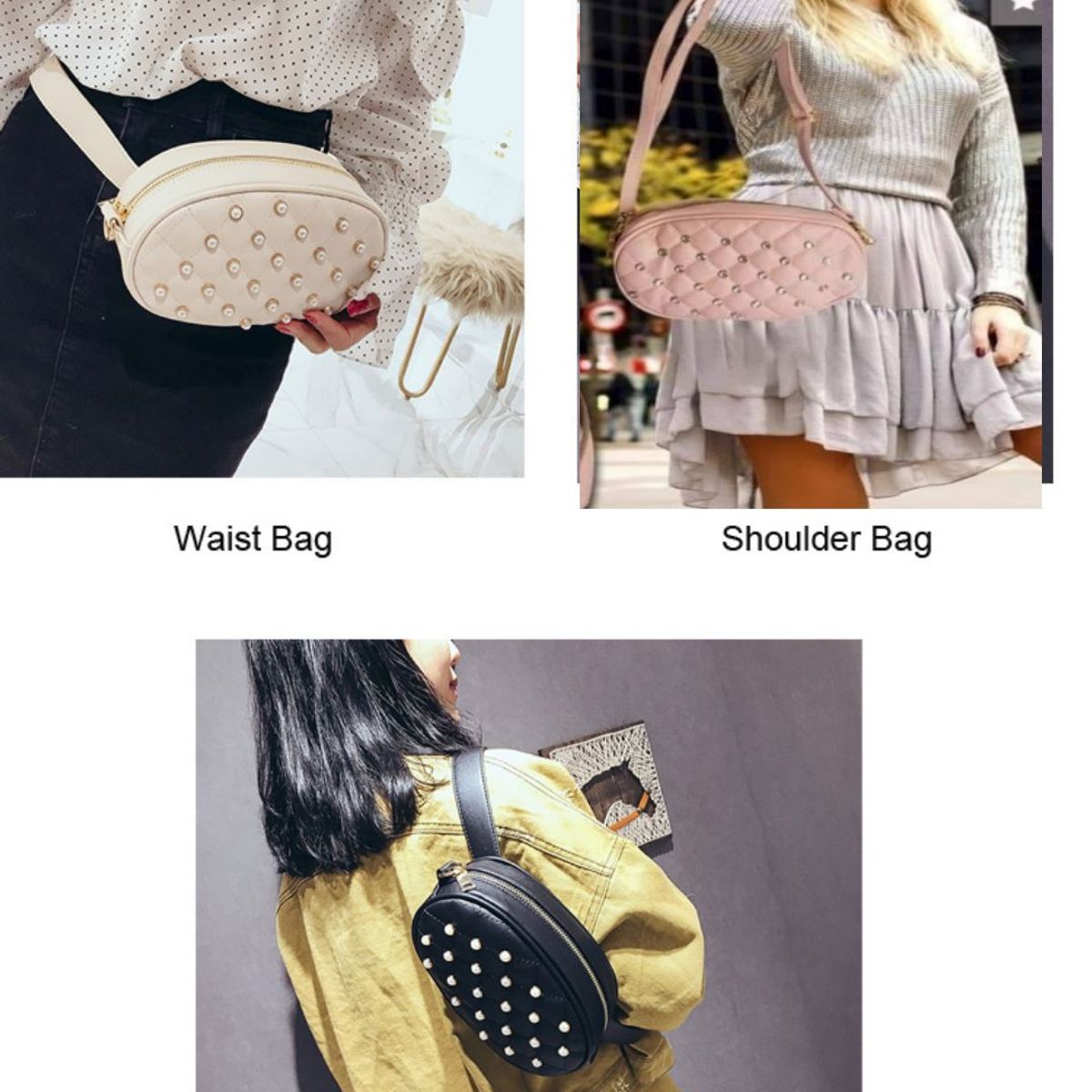 GENERICO - Morral riñonera para dama