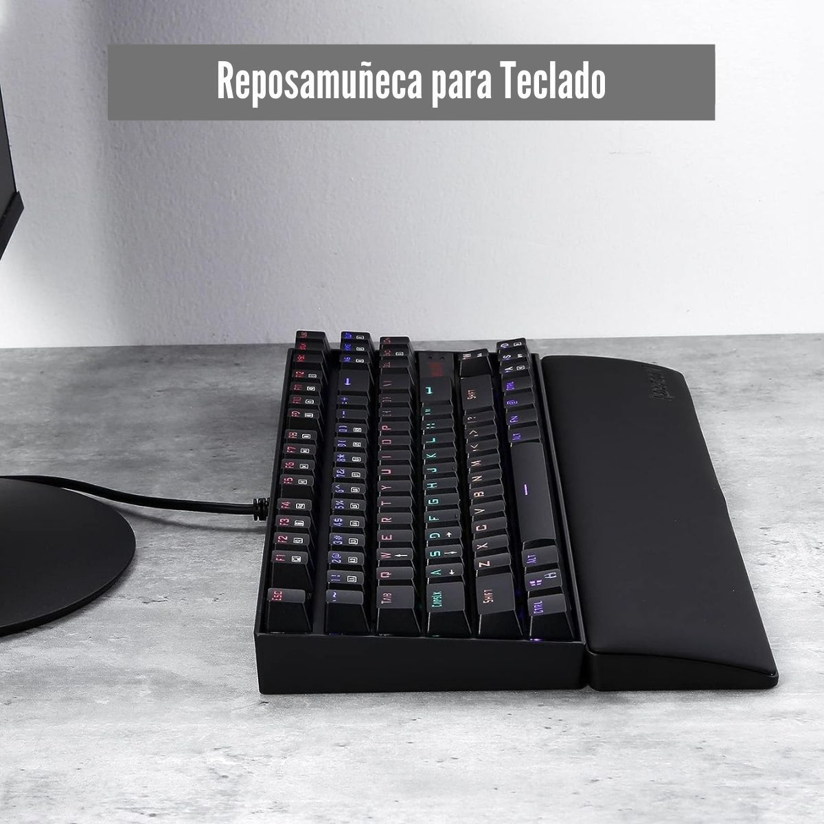 REDRAGON - Redragon - Reposamuñecas Meteor M P036 Tamaño: 359 x 73 x 20 mm