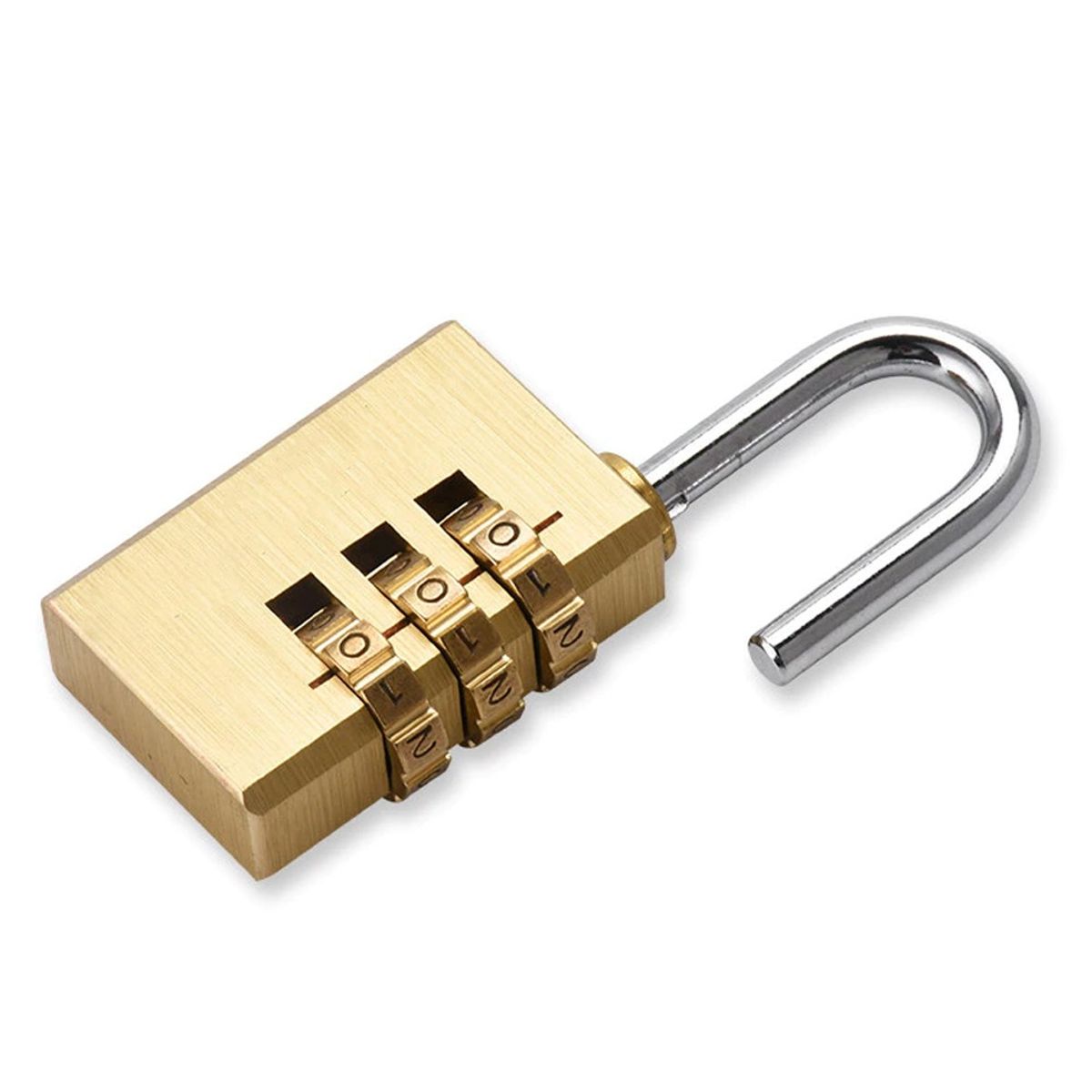 GENERICO - Candado Seguridad Mochilas Casillero Maleta Viaje 3 Dígitos ch05B