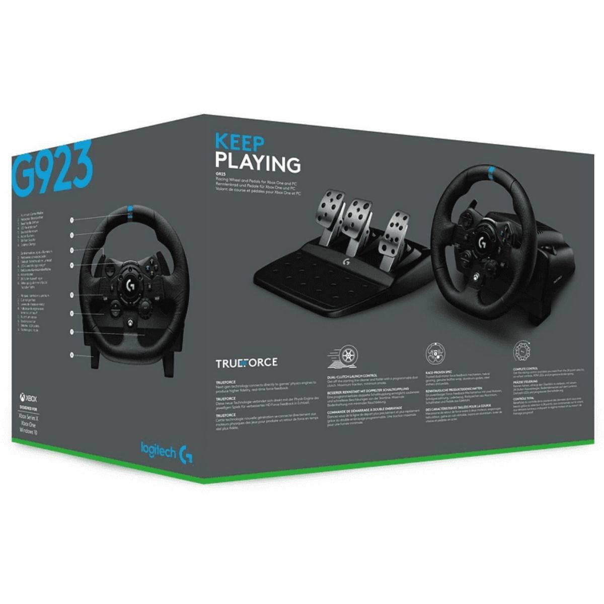 LOGITECH - Logitech G - Volante G923 TrueForce For PC y Xbox One