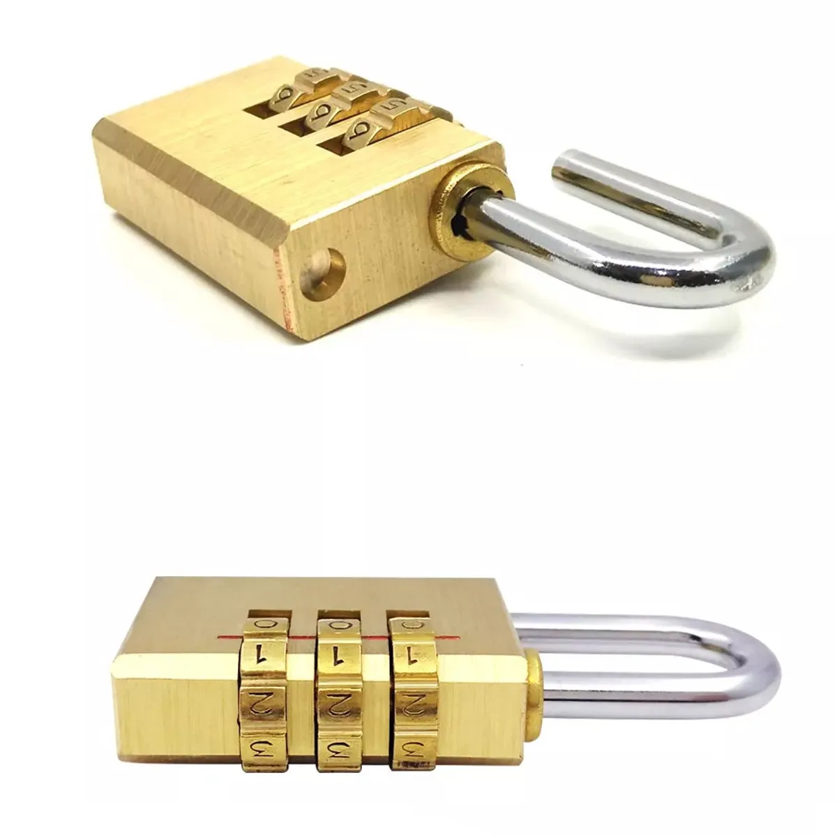 GENERICO - Candado Seguridad Mochilas Casillero Maleta Viaje 3 Dígitos ch04A