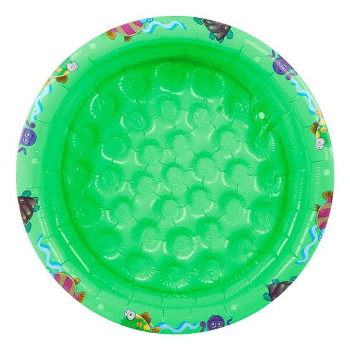 OEM - Piscina Circular Inflable 3 Anillos Base Acolchada 120cm