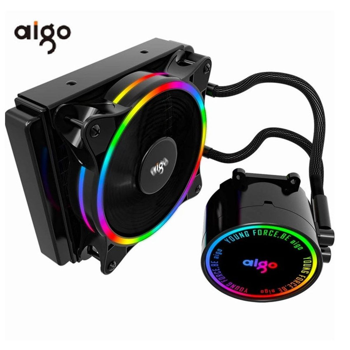 AIGO - Water Cooler Refrigeracion Liquida para Intel Lga 1700 1200