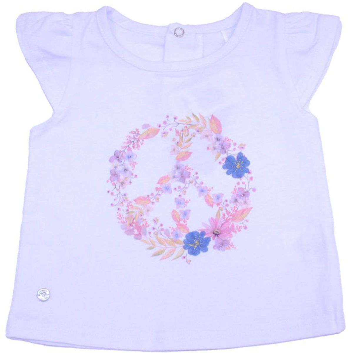 PILLIN - Polo bebé niña pvw604 pillin -blanco