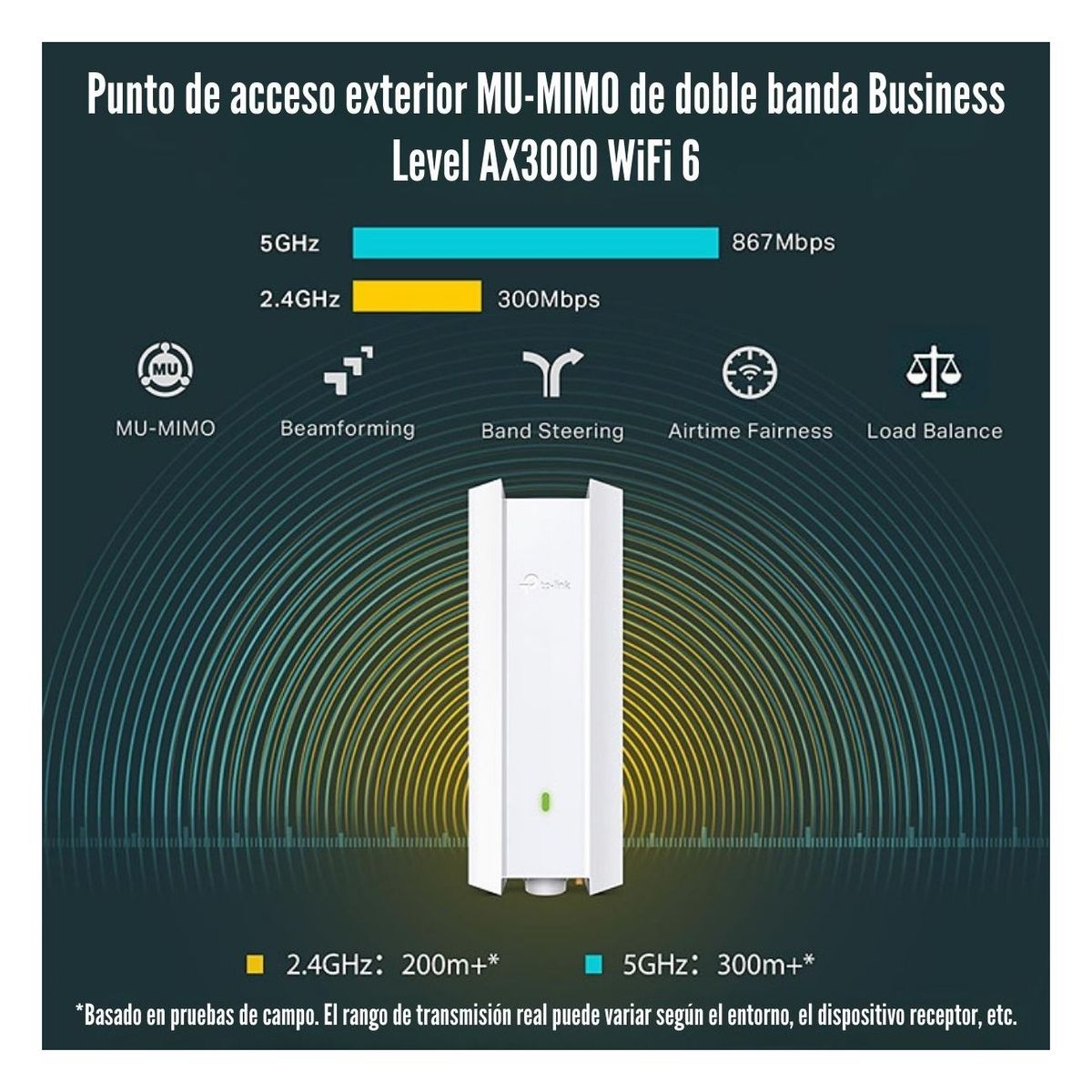 TP LINK - TP-Link - Access Point EAP610-Outdoor AX1800 Mesh Dual Band