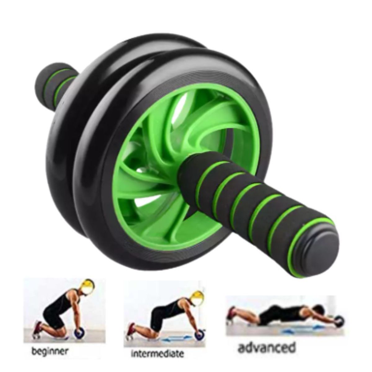 GENERICO - Rueda para Abdominales color Verde