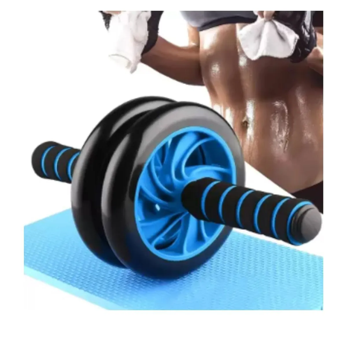 SERRATURE - Rueda para Abdominales color Azul