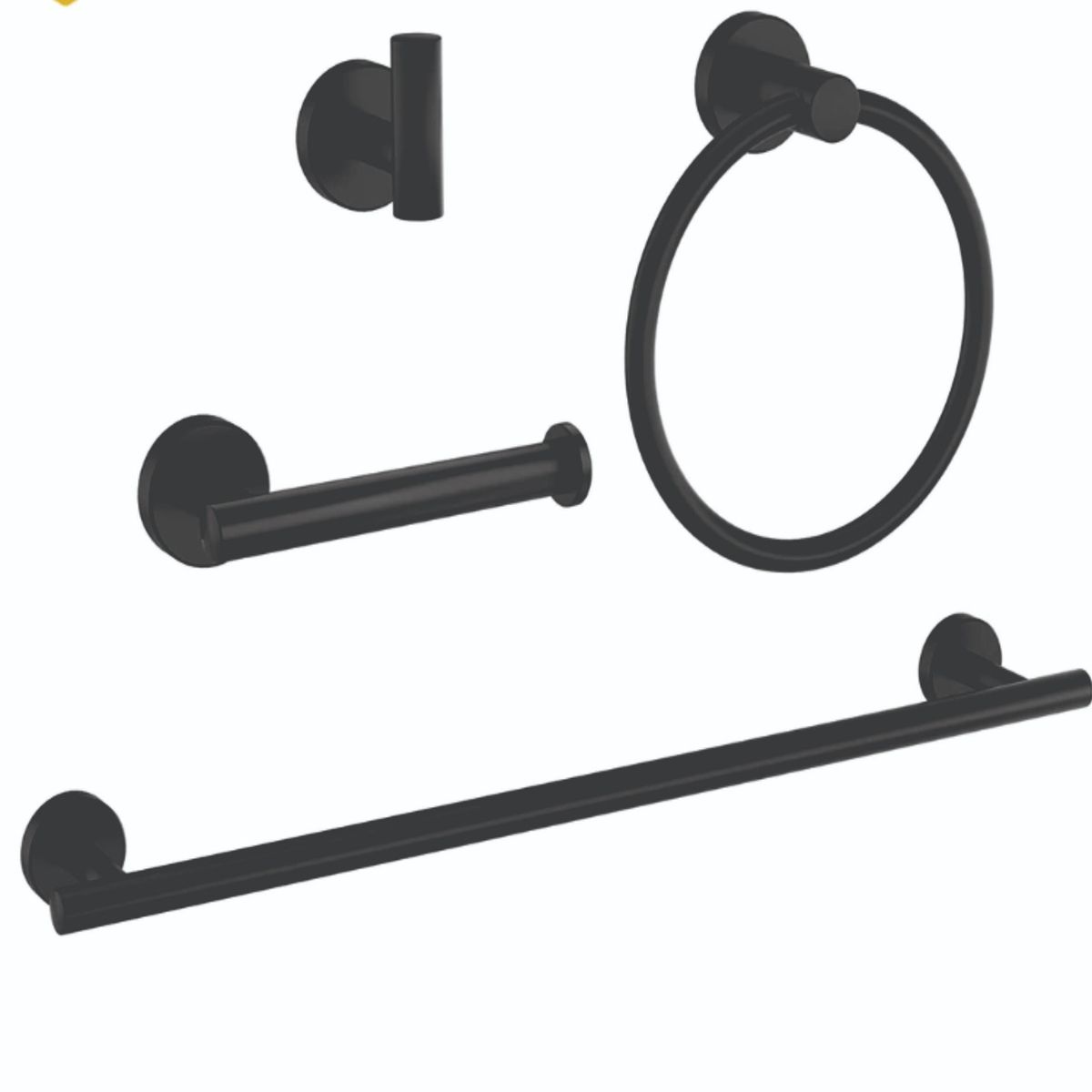 GENERICO - Cirlux - Set de 4 piezas de accesorios de acero inoxidable #304