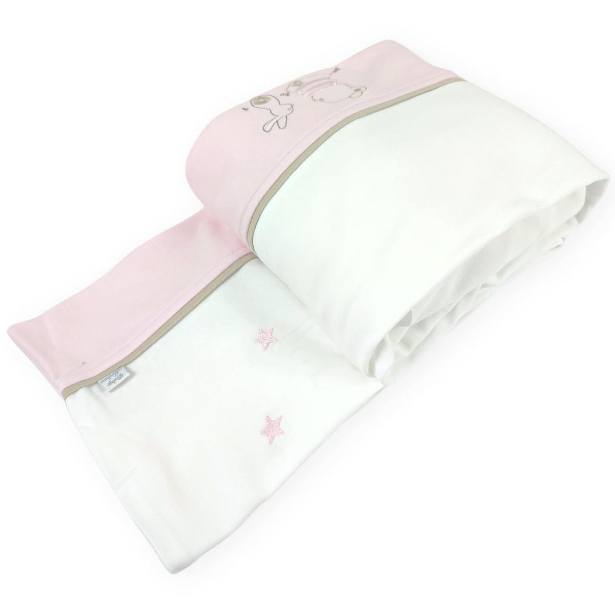 BABY MERINOS - Set de Sábanas Bebe Algodón Cuna Niña - Amigos duo - BDR