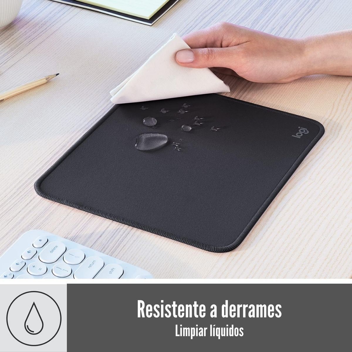 LOGITECH - Mousepad Logitech The Studio Series 200 x 230 mm Black