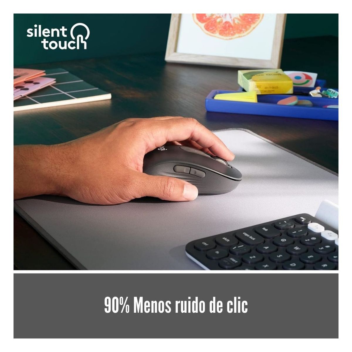 LOGITECH - Logitech - Mouse Signature M650 L Left Zurdos Bluetooth Logi Bolt Negr