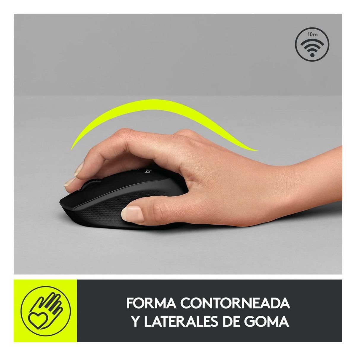LOGITECH - Logitech - Mouse M280 Wireless para Windows Mac Linux - Negro