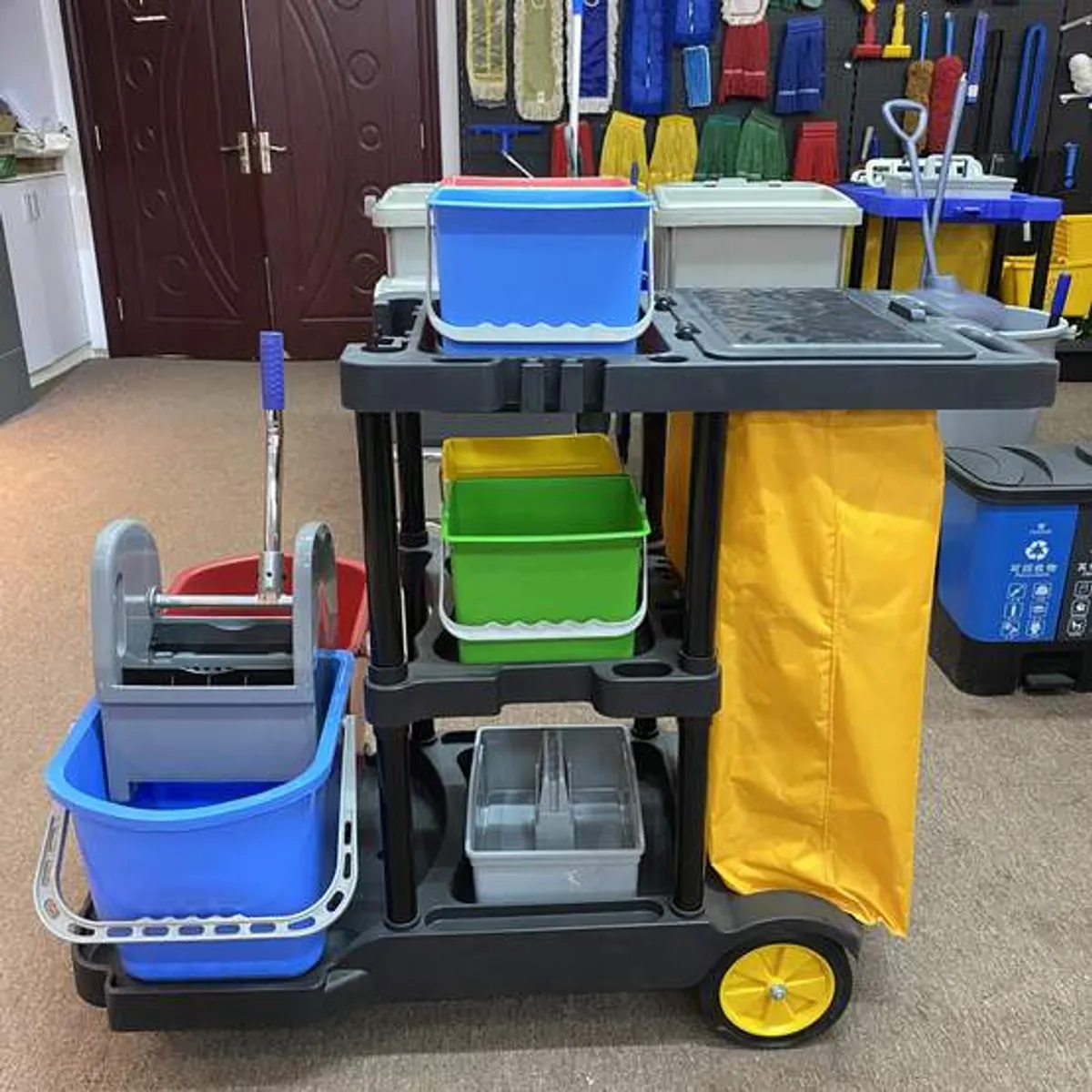 GENERICO - Carrito de limpieza Hoteles Hospitales Oficina Fábrica