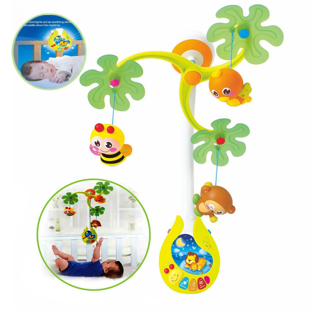 GENERICO - Móvil Musical para Bebes con Luces