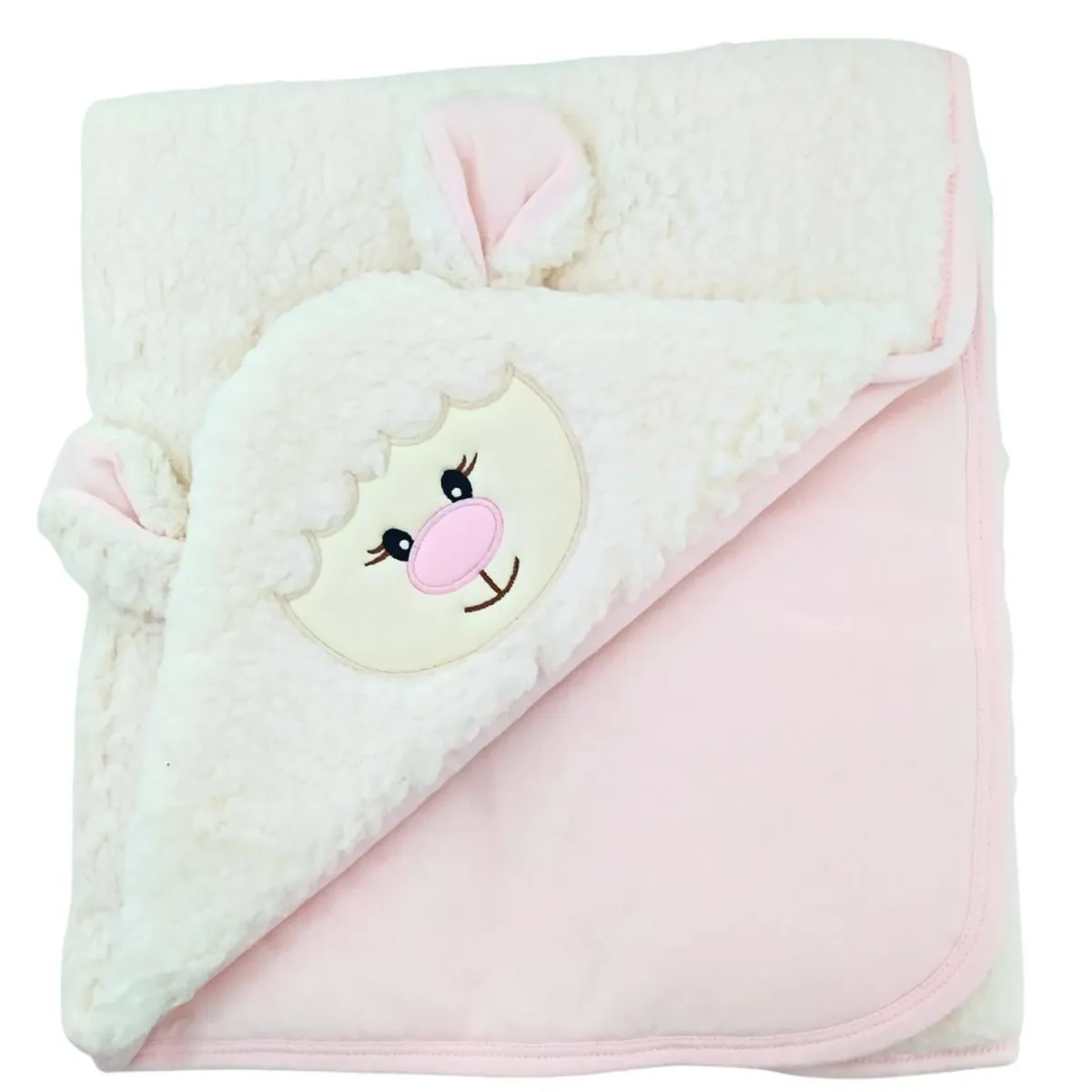 BABY MERINOS - Colcha bebe BABY MERINOS Obeja - Rosado