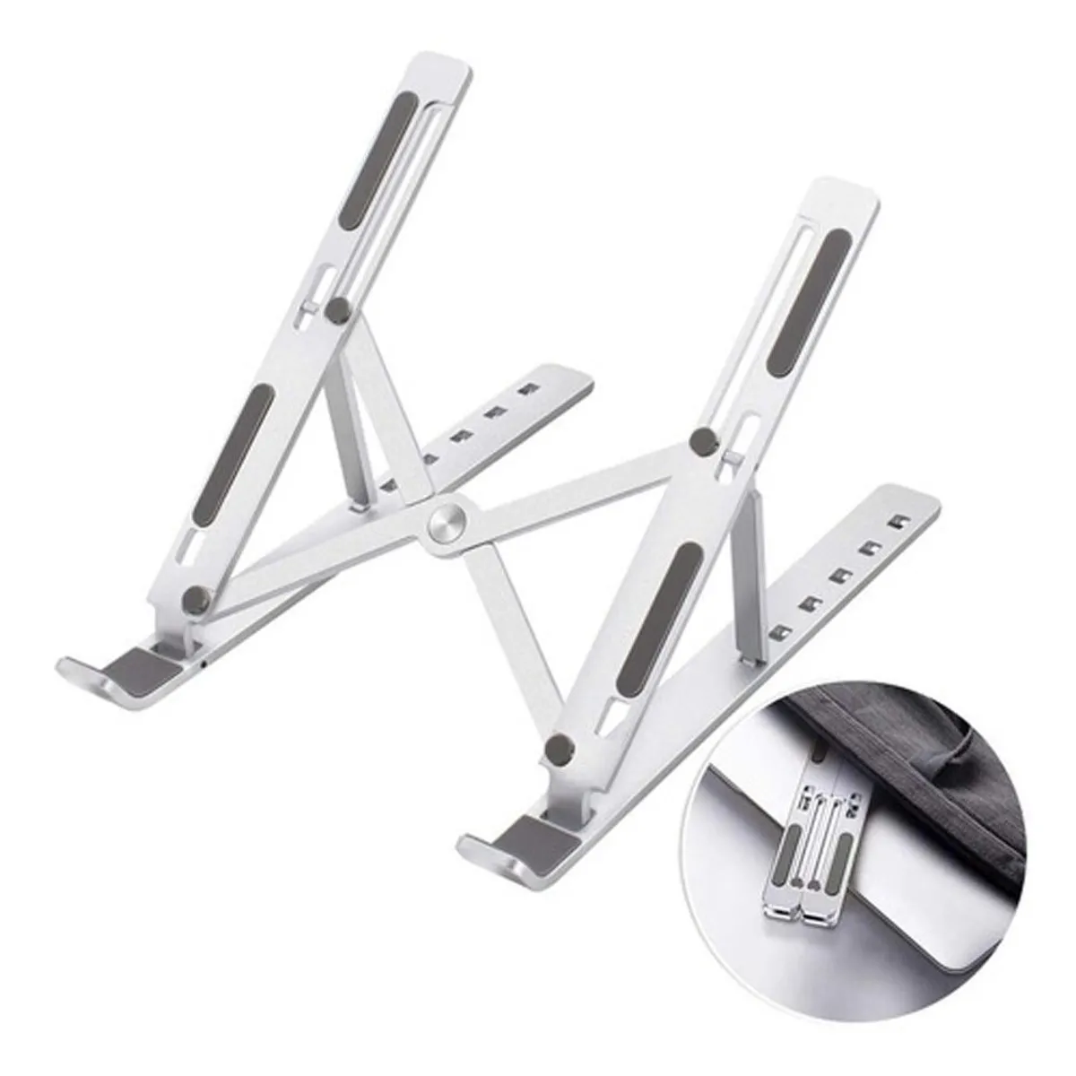 MEGIMPERU - Soporte Portatil Plegable de Aluminio Laptop