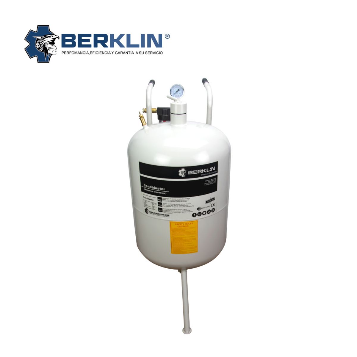BERKLIN - ARENADORA DE 80 LITROS CON PISTOLA LARGA