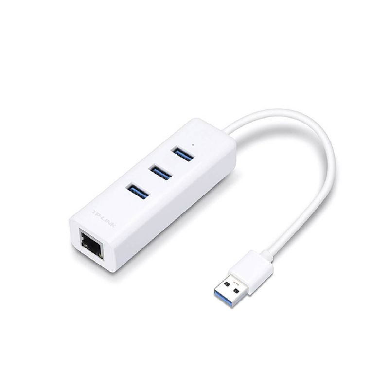 TP LINK - TP-Link UE330 / Adaptador de Red con 3 USB 3.0 y Gigabit X