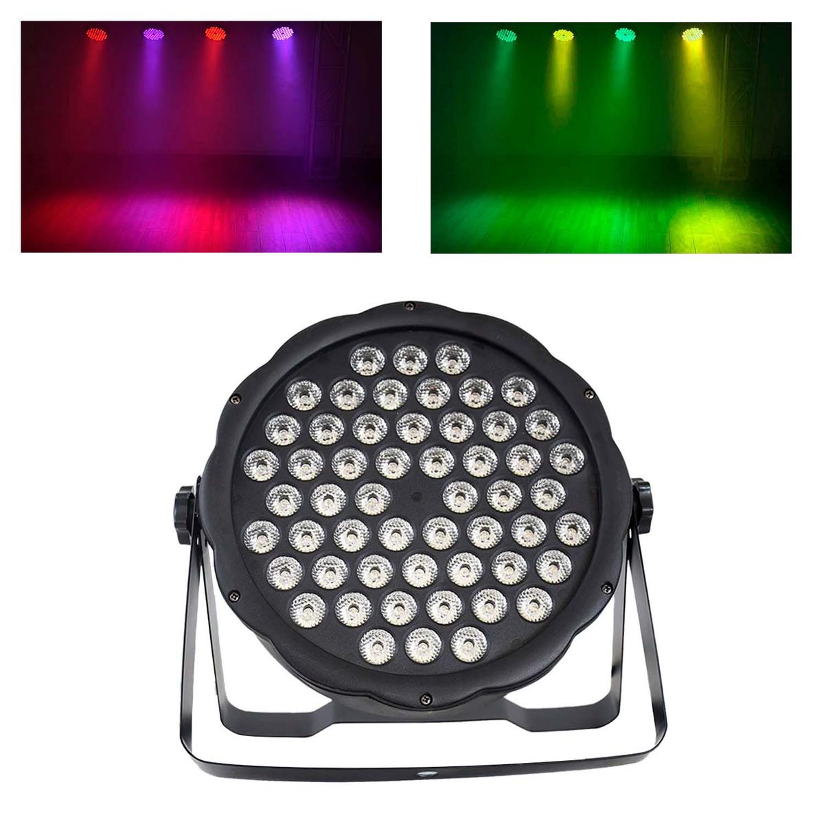BUYPAL - Luces Discoteca Escenario 54 LED RGB 3 en 1