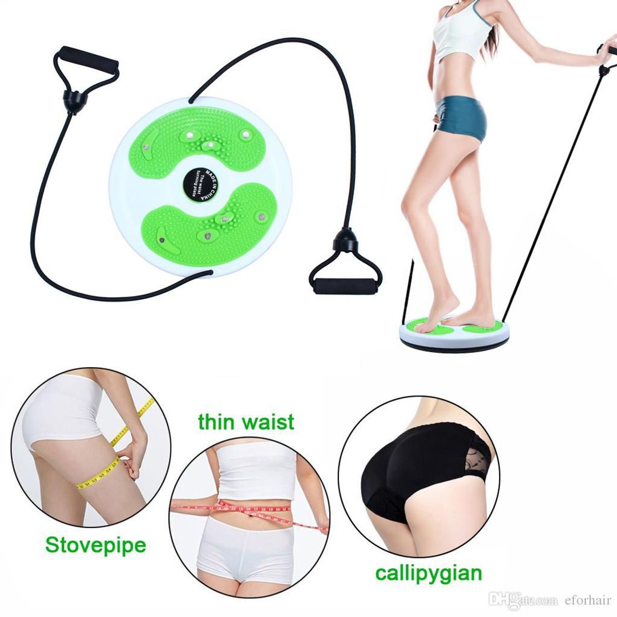 OEM - Disco Giratorio con ligas para Moldear tu Cintura y Abdomen