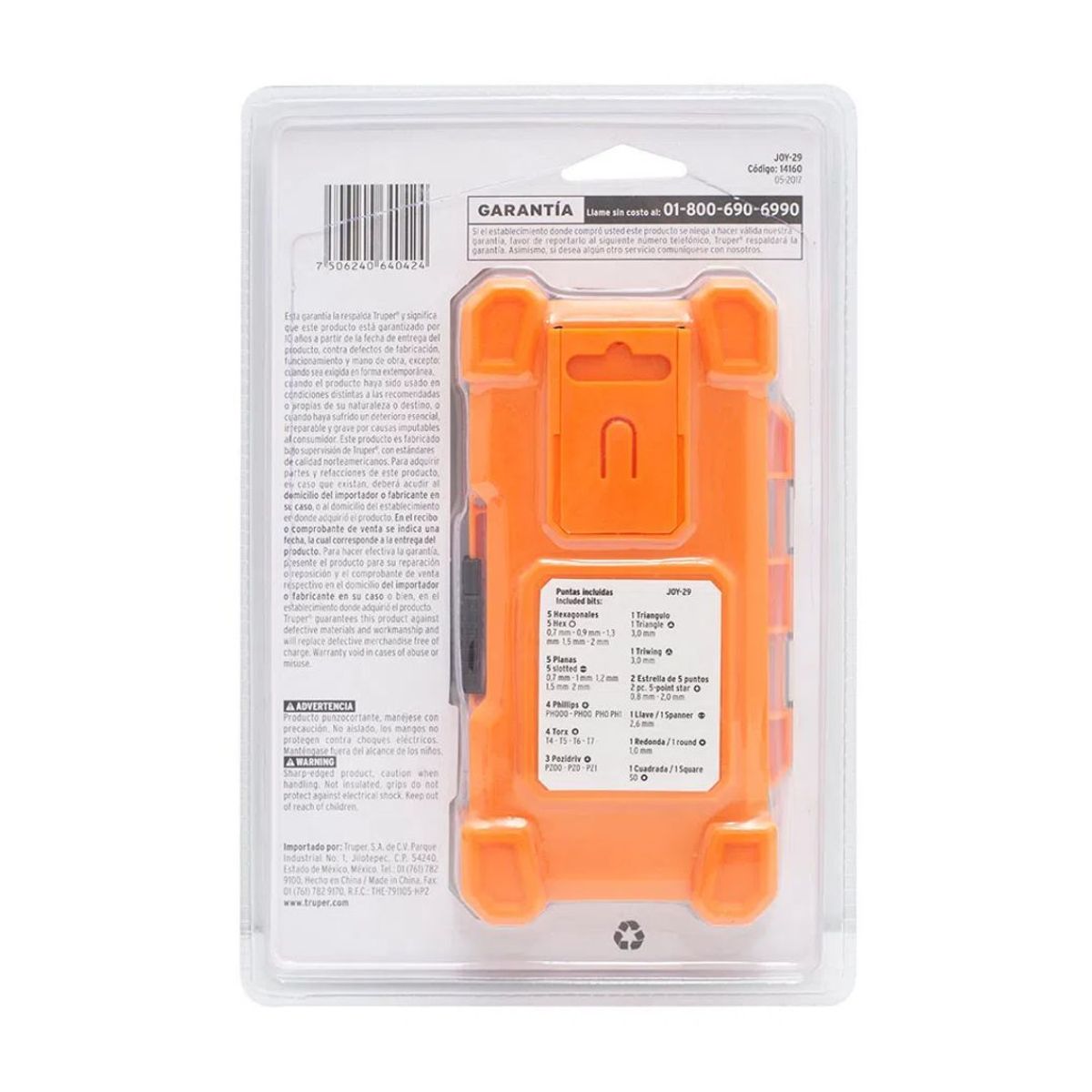TRUPER - Juego De Desarmadores Para Joyero 28 Puntas Truper JOY-29
