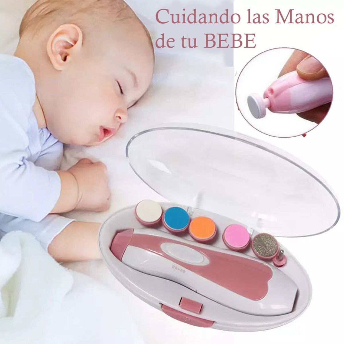 JP SOPORTECOM - Kit de Cortauñas Portátil Seguros para Bebes