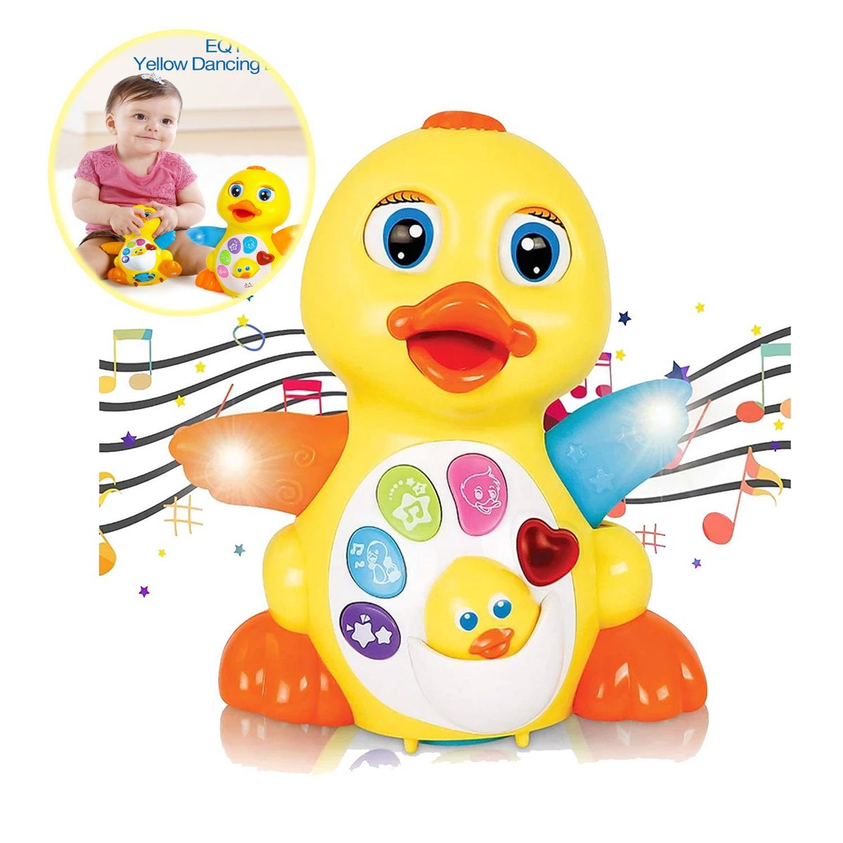 GENERICO - Juguete Interactivo de Pato Musical Hola 808