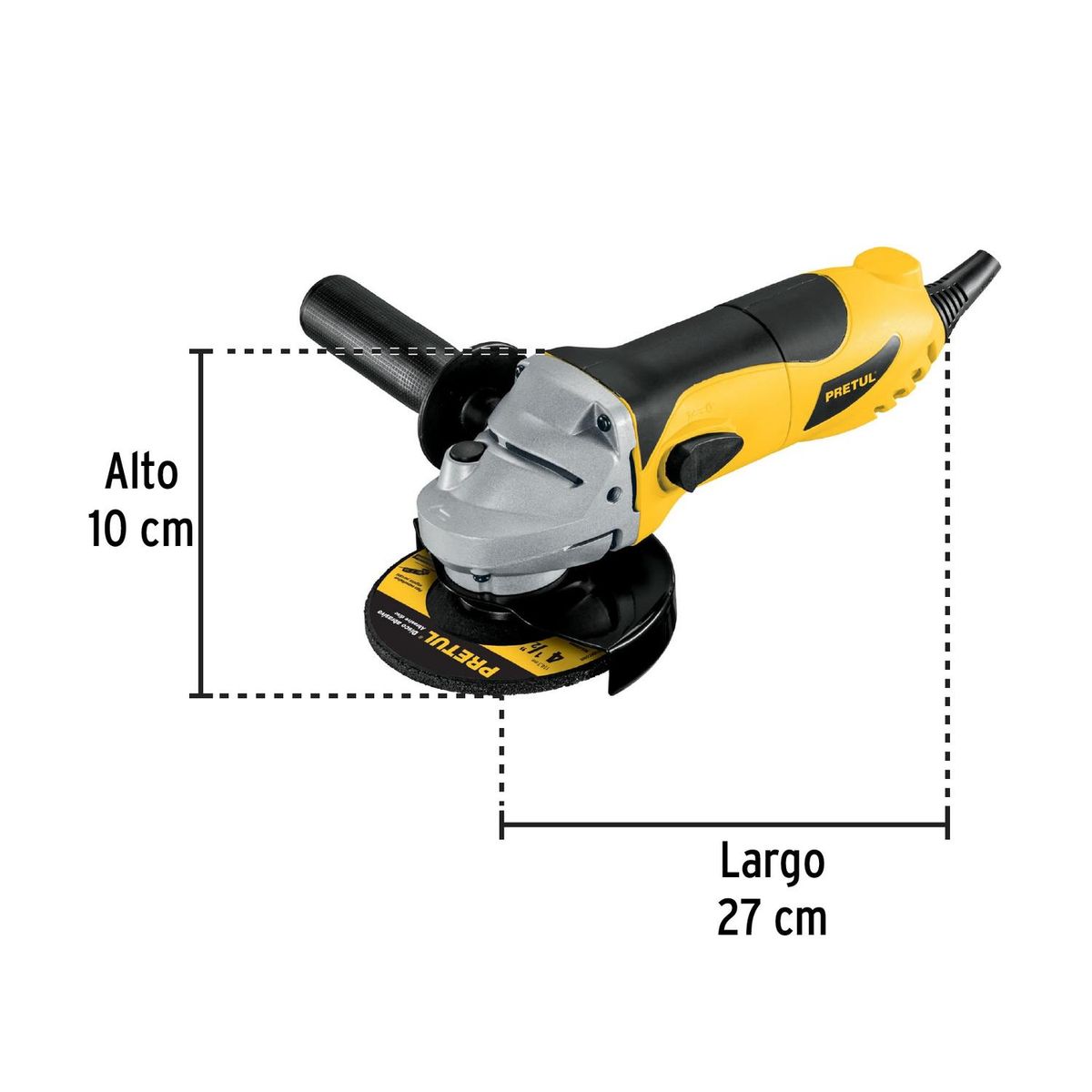 PRETUL - Amoladora 4 1/2" 700 W Pretul