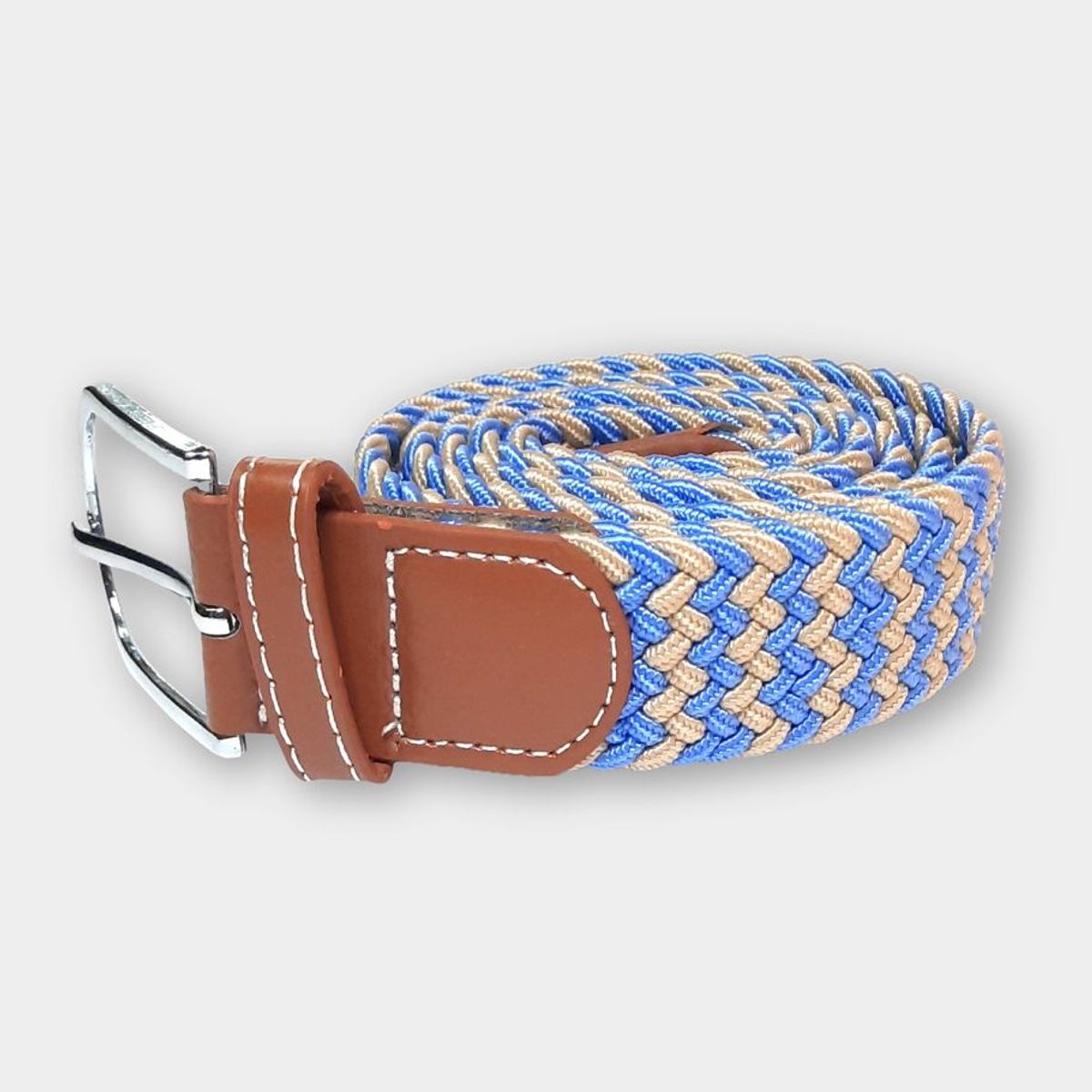 LOMO PLATEADO - Correa trenzada Lomo Plateado