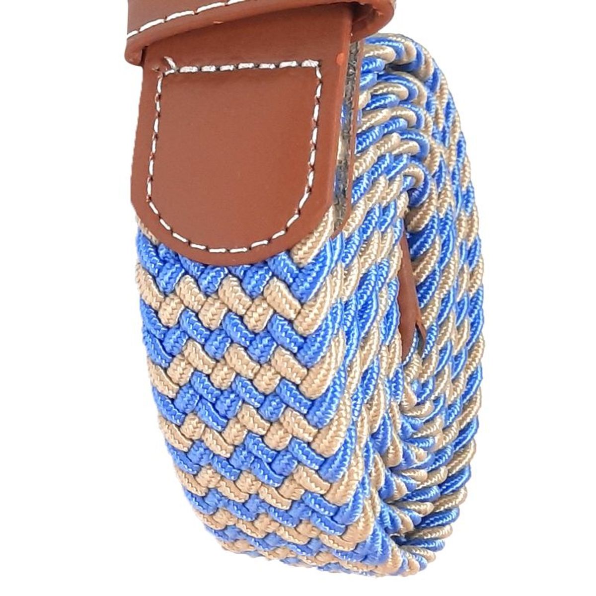 LOMO PLATEADO - Correa trenzada Lomo Plateado