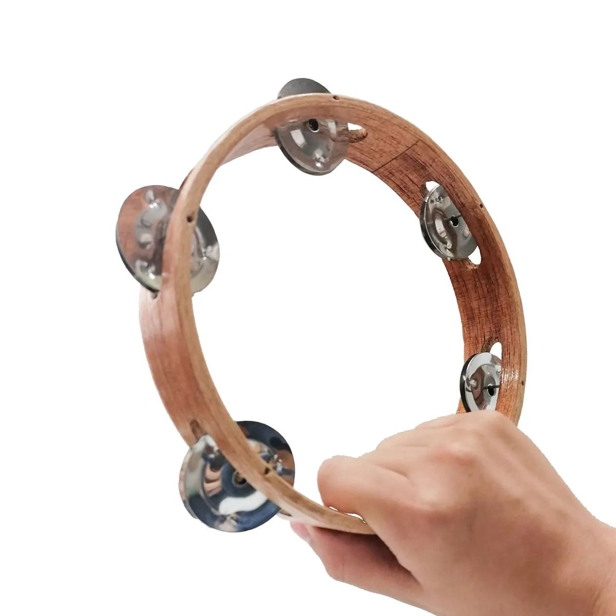 GENERICO - Instrumento Musical Pandereta de Madera