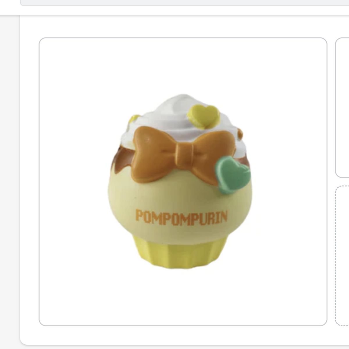 SANRIO - Sanrio - Adorno Squishy Pom Pom Purin Cupcake