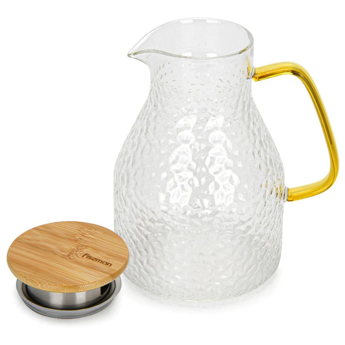 FISSMAN - Jarra vidrio silicato con filtro Fissman 1500ml