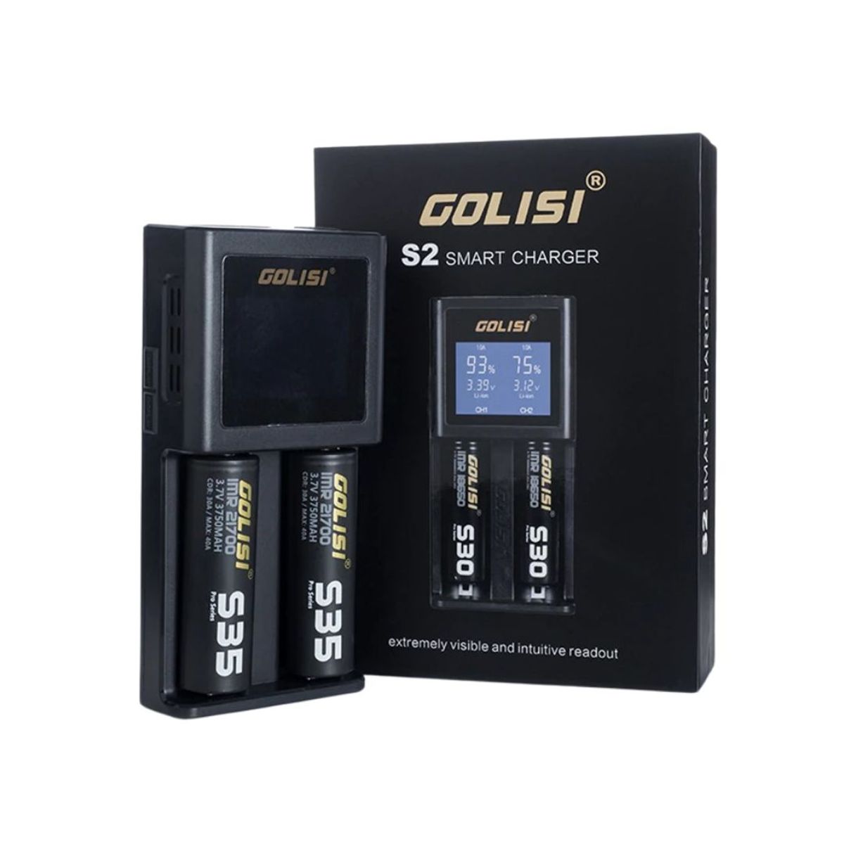 GENERICO - Cargador De Baterías X 2 Golisi S2 18650 Y Otros