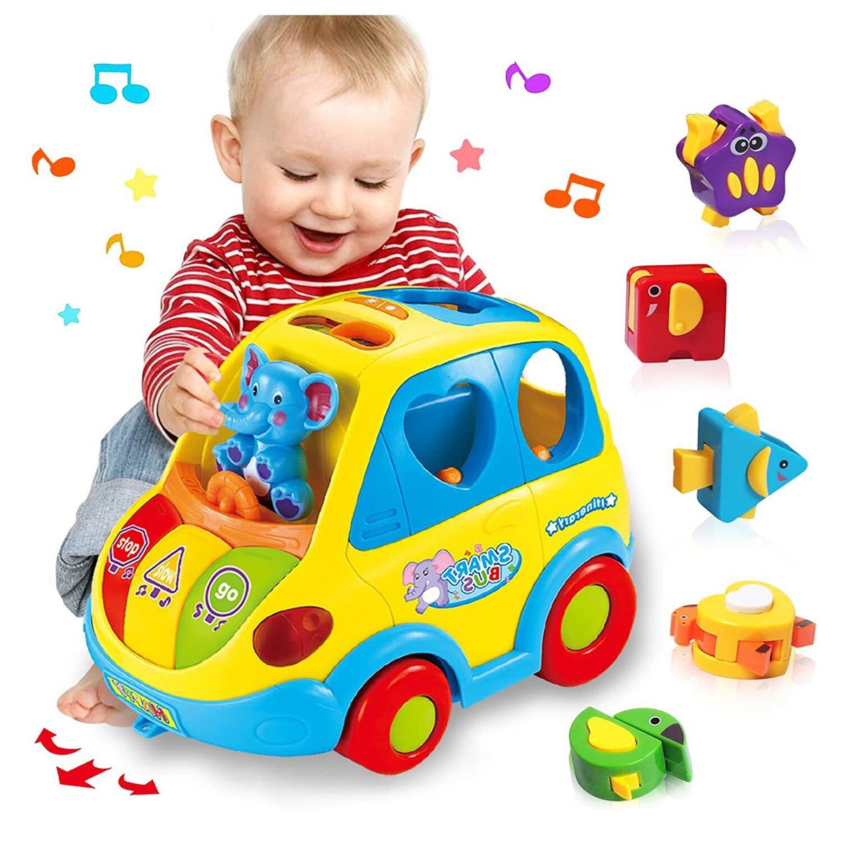 GENERICO - Juguete Autobús Inteligente con Luces Hola 896