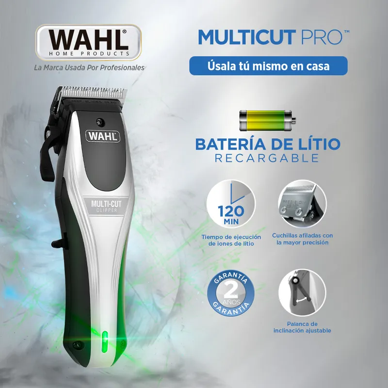 WAHL - Cortadora de cabello recargable Kit Multi-cut Pro Wahl 09657-008