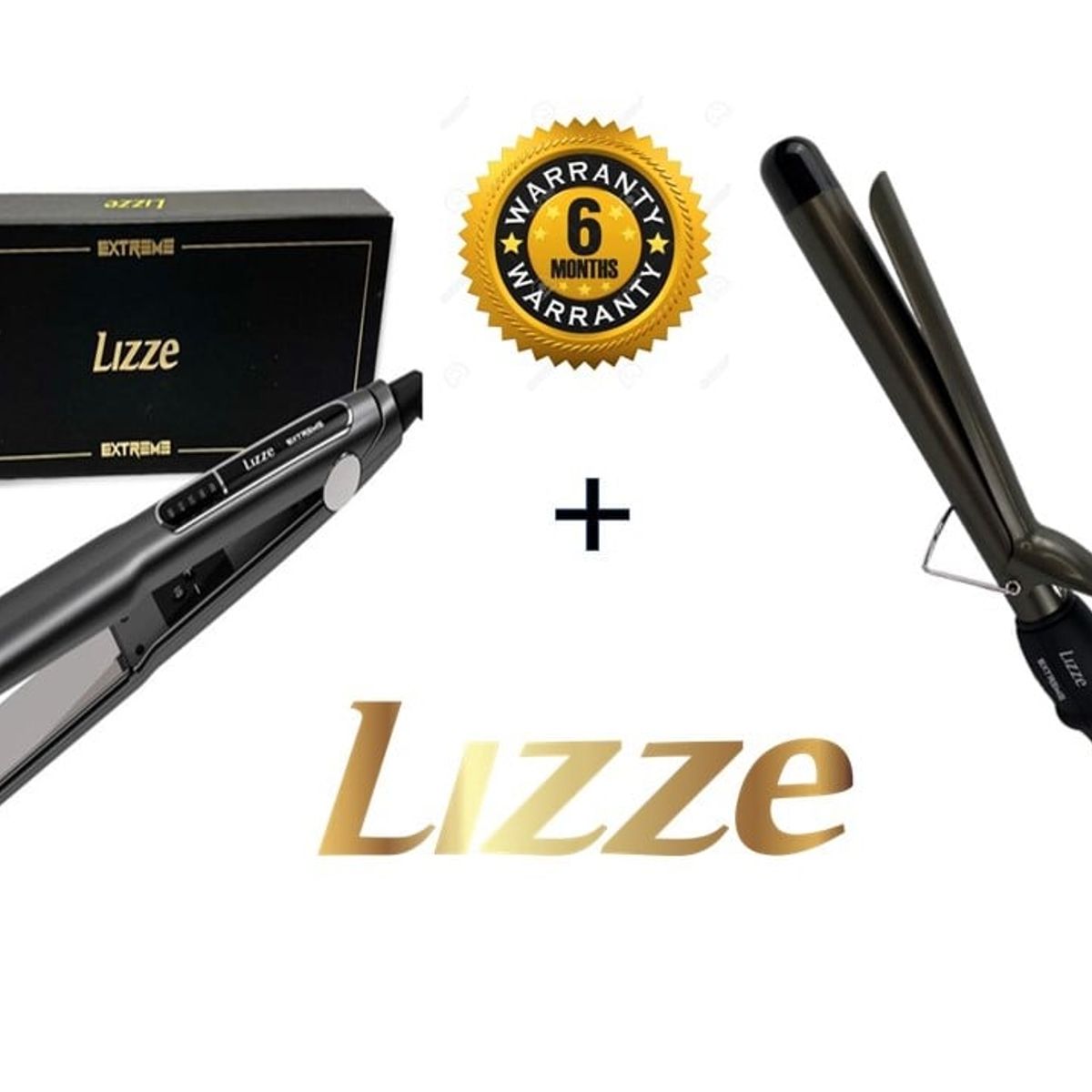 LIZZE - Lizze Pack Plancha Profesional Extreme  Risador Modelador Extreme 25mm