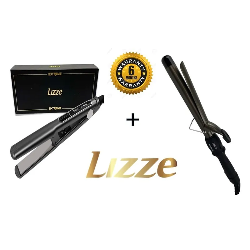 LIZZE - Lizze Pack Plancha Profesional Extreme  Risador Modelador Extreme 25mm